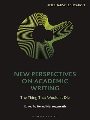 cover image of New Perspectives on Academic Writing